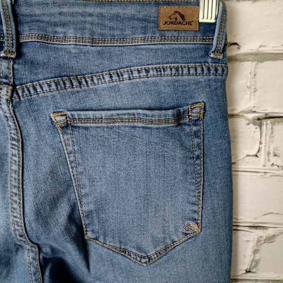 JORDACHE High Rise Ankle Skinny Mom Jeans 4 - Picture 5 of 9